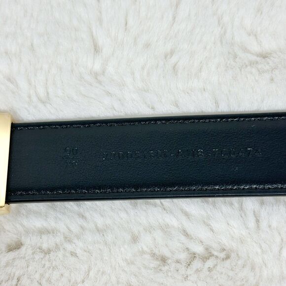 NWT Versace x Fendi Fendace Belt Leather Belt Size L 90cm 36" Logo Spell Out - Picture 8 of 9